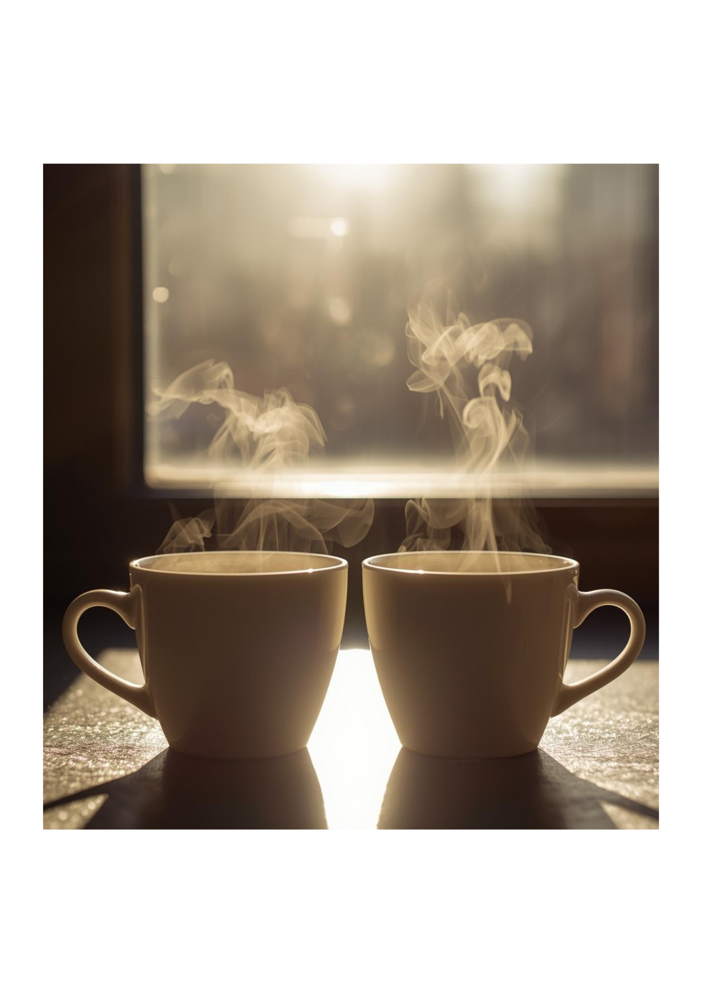 Over a good cup of coffee